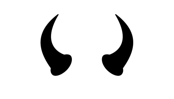 Рожки силуэт