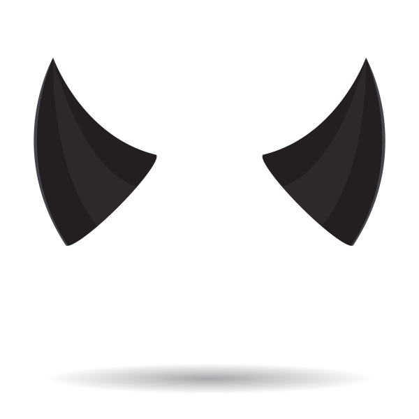 Рожки силуэт