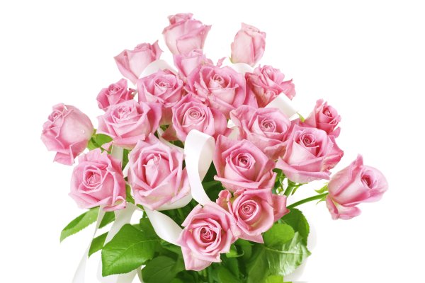 Розовый букет