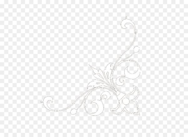 Белые узоры на прозрачном фоне