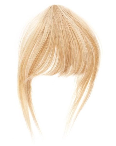 Светлые волосы на прозрачном фоне