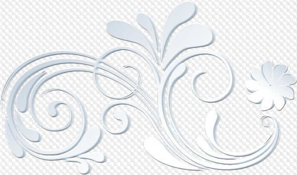 Вензеля белые