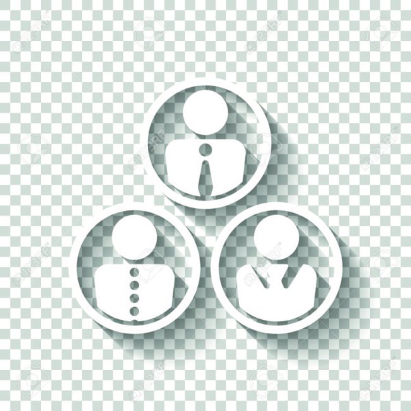 Белые прозрачные иконки