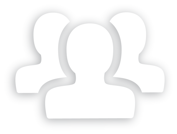 Значок человека белый