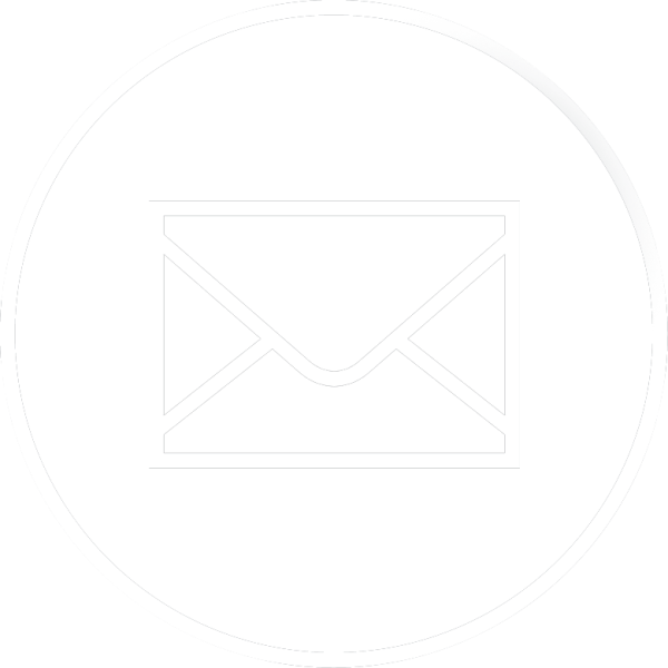 Значок почта белый без фона