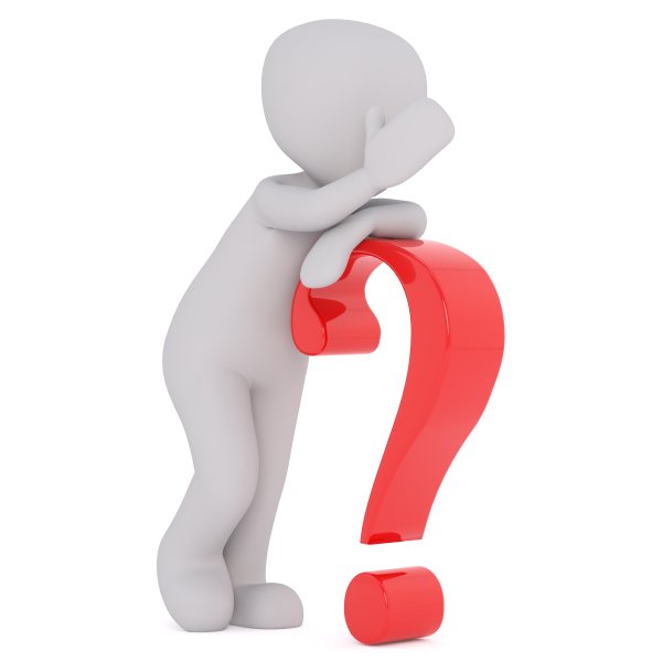 Белый человечек думает