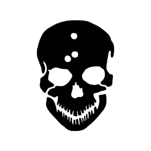 Череп на прозрачном фоне