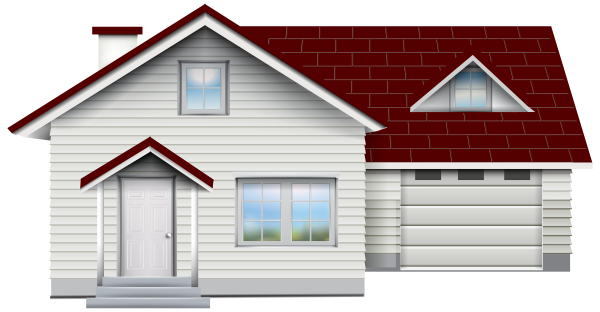 Домик на прозрачном фоне