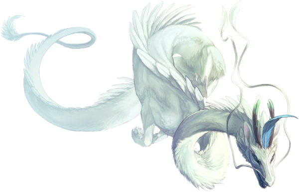 Белый китайский дракон