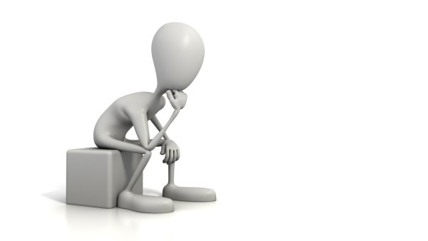 Человечек задумался