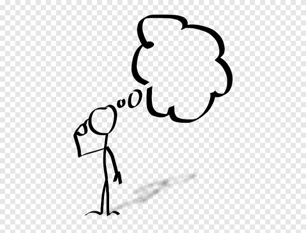 Задумчивый человечек