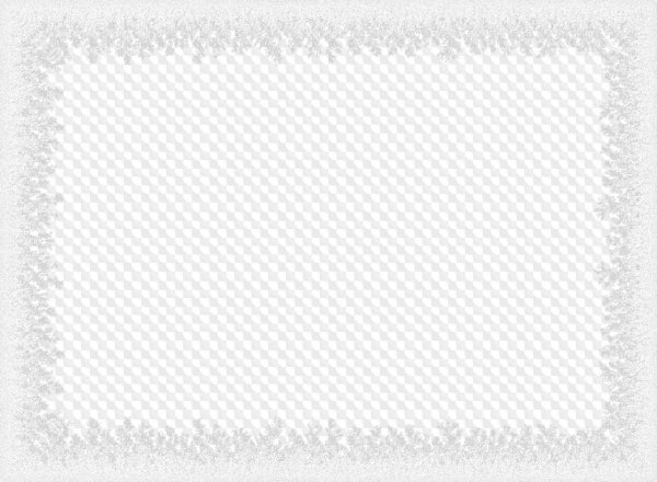 Рамка белая размытая для фотошопа