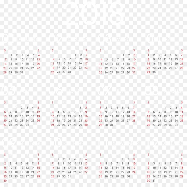 Календарь без фона