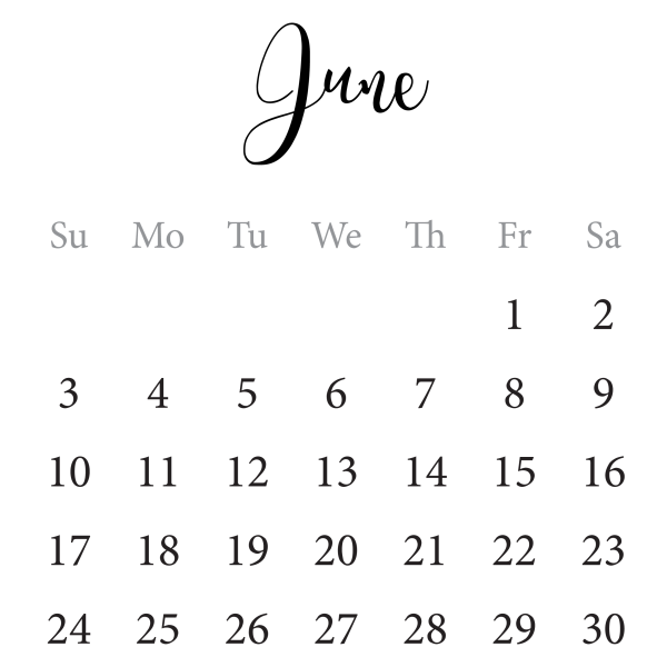 Календарь на белом фоне