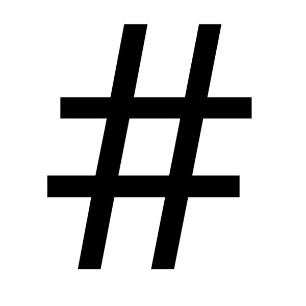 Хештег знак