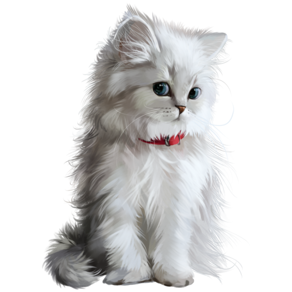 Пушистая кошка для детей