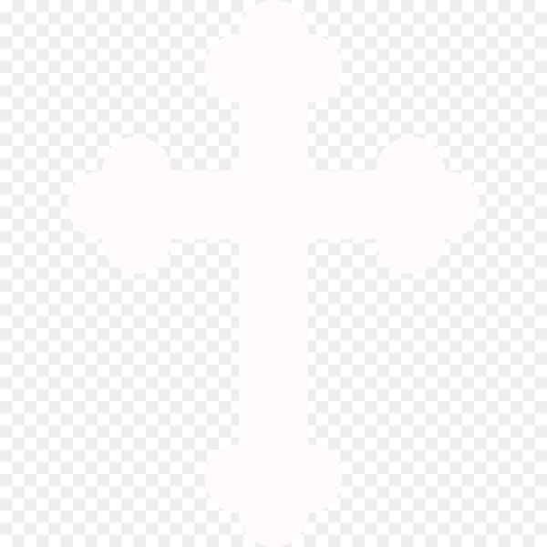 Белый православный крест