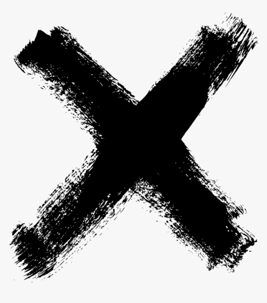 Крест краской