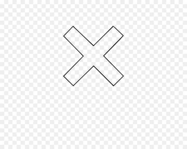 Белый крестик