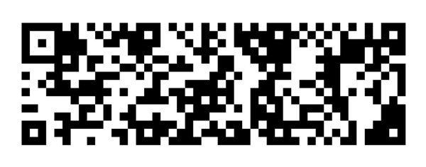 Горизонтальный QR код