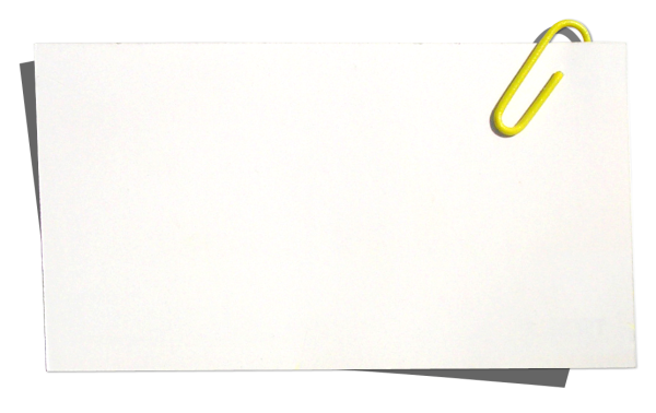 Лист со скрепкой