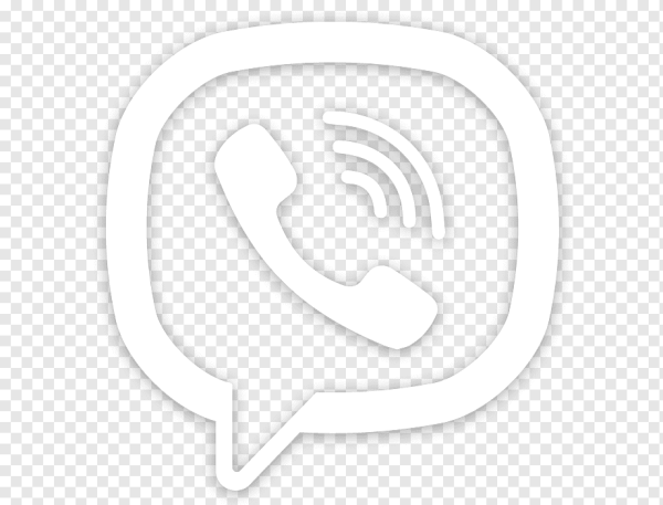 Значок телефона белый