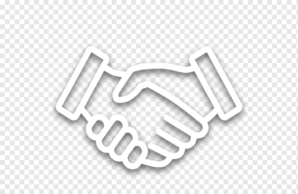 Белые иконки на прозрачном фоне