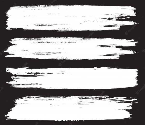 Белые мазки кистью