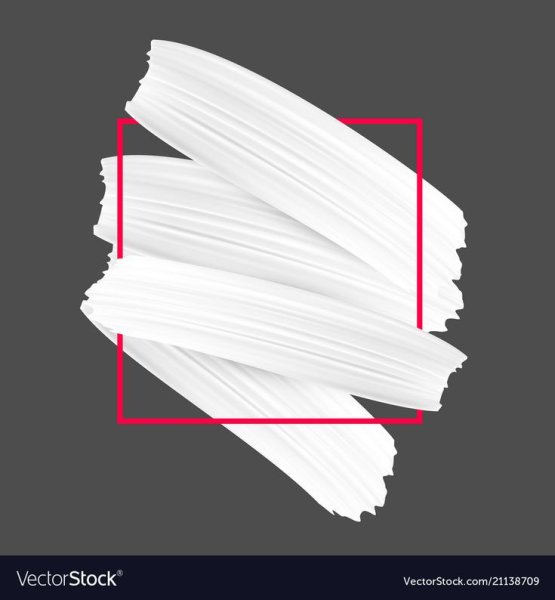 Белые мазки кистью