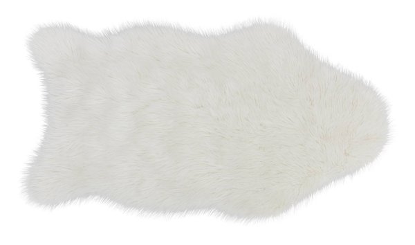 Белый мех на белом фоне