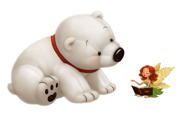 Медвед веженокна белом фоне