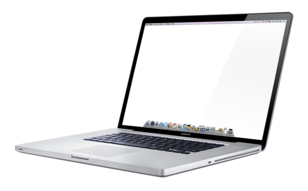 Экран ноутбука без фона