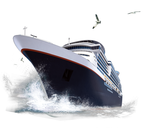 Корабль на прозрачном фоне для фотошопа