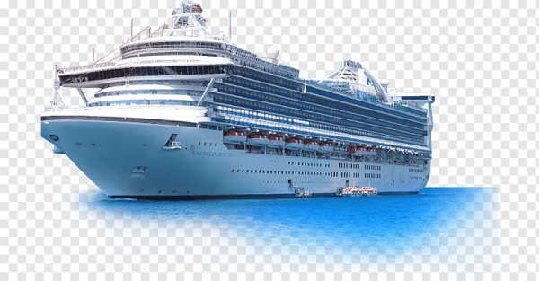 Лайнер на белом фоне