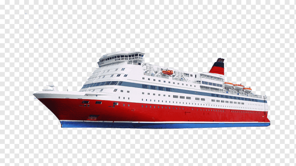 Лайнер на белом фоне