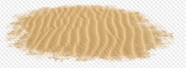 Песок для фотошопа на прозрачном фоне