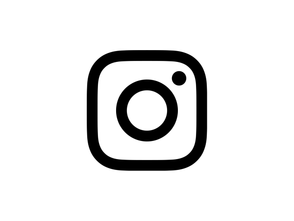 Instagram logo белый
