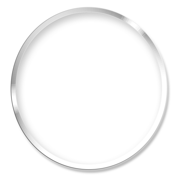Круглая белая рамка для фотошопа