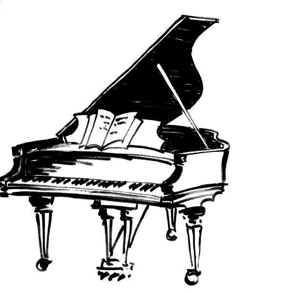 Фортепьяно рисунок