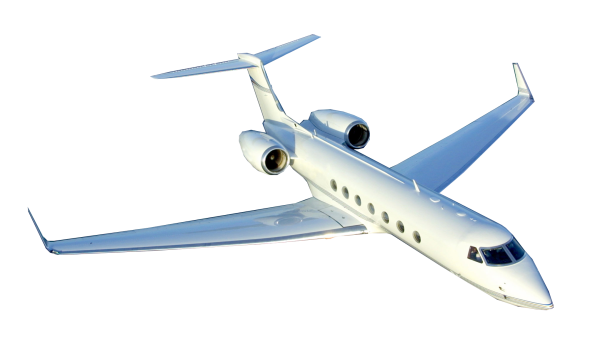 Самолет на белом фоне