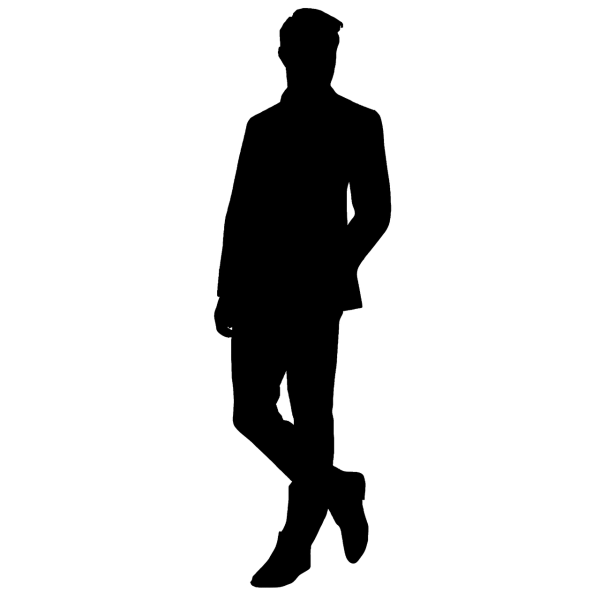 Мужской силуэт