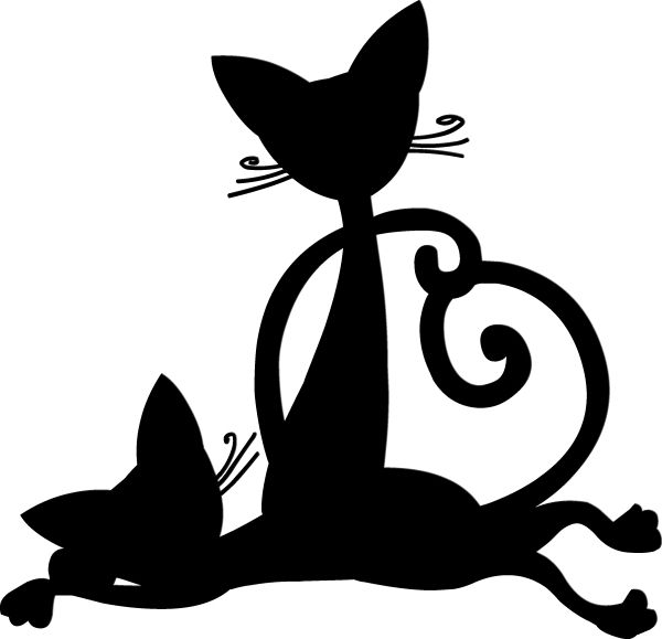 Силуэт кошки