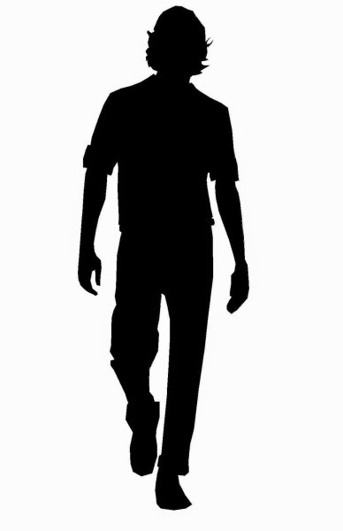 Силуэт парня