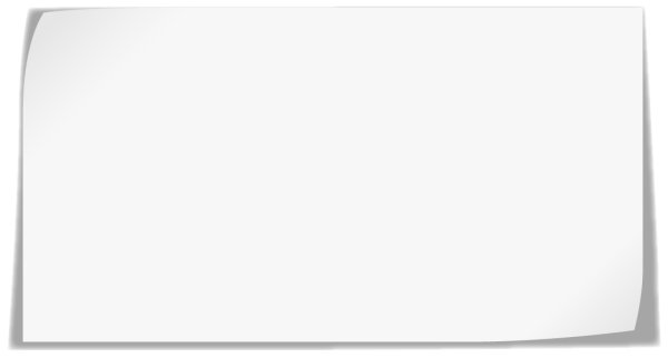 Белый лист бумаги