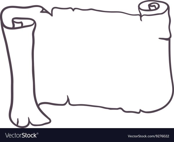 Свиток рисунок на прозрачном фоне