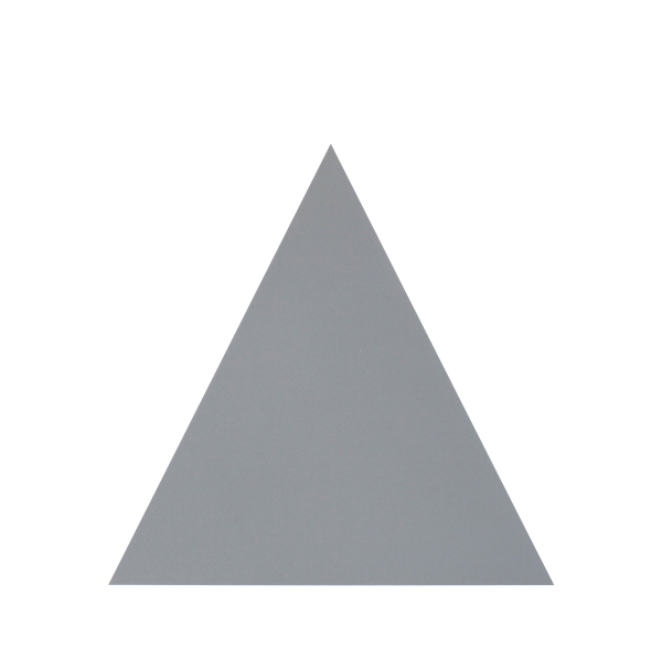 Серый треугольник на прозрачном фоне