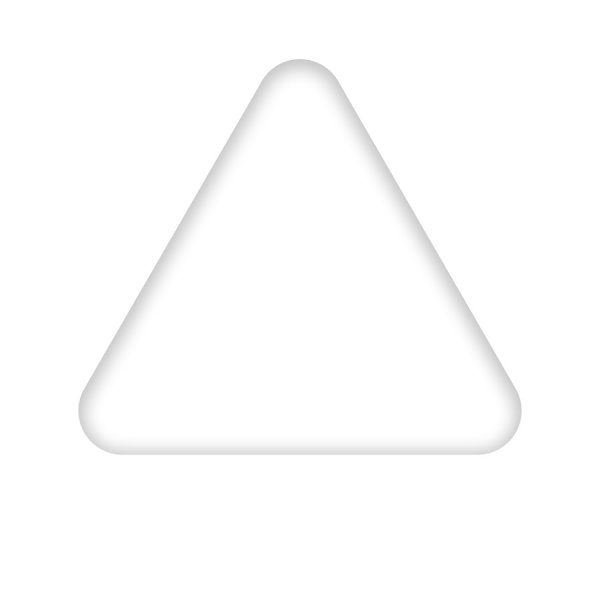 Треугольник с круглёнными краями