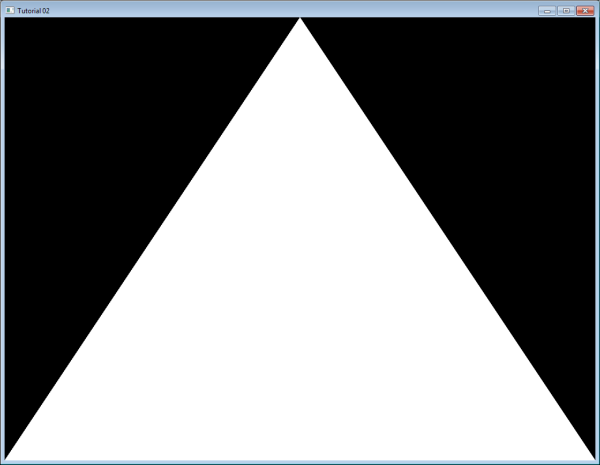 Треугольник черный контур