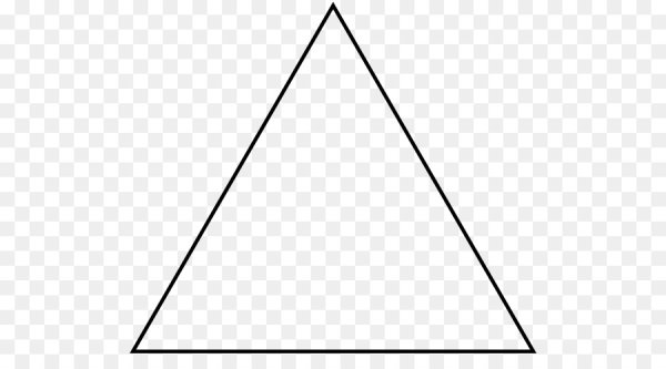Треугольник на прозрачном фоне