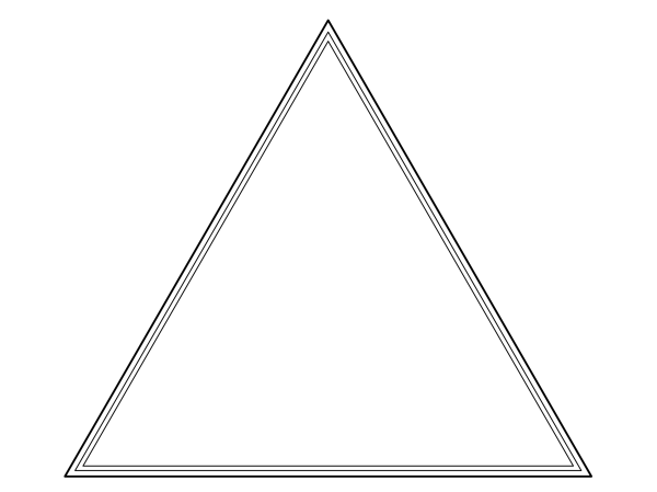 Прозрачный треугольник